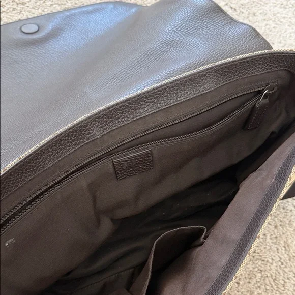 Gucci Beige and Brown Monogram Shoulder Bag - Picture 3 of 4